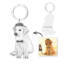 Load image into Gallery viewer, Personalized Engraved Keychain Memorial Gifts Cute Pet
